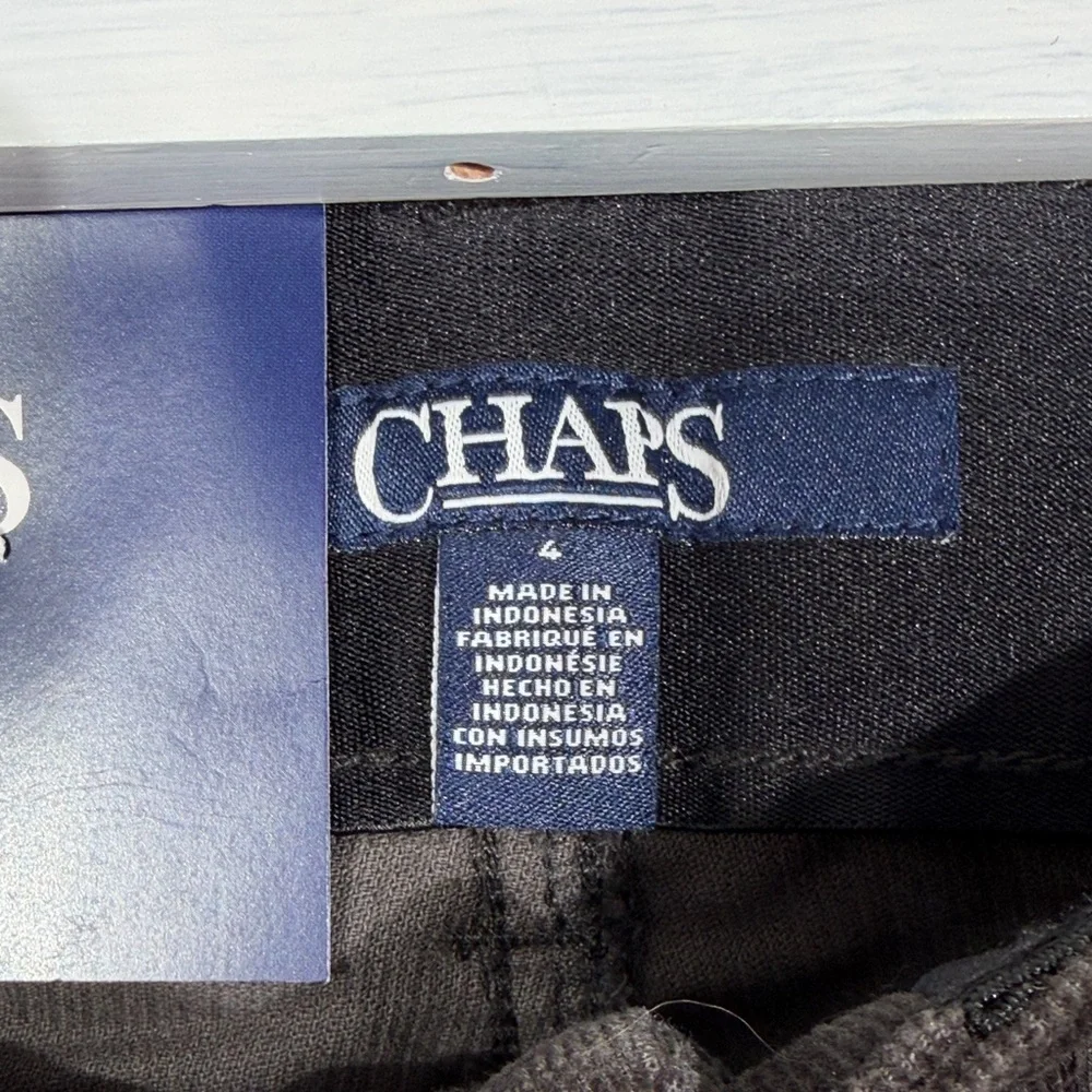 Chaps charcoal Straight Leg Pants - Picture 3 of 11